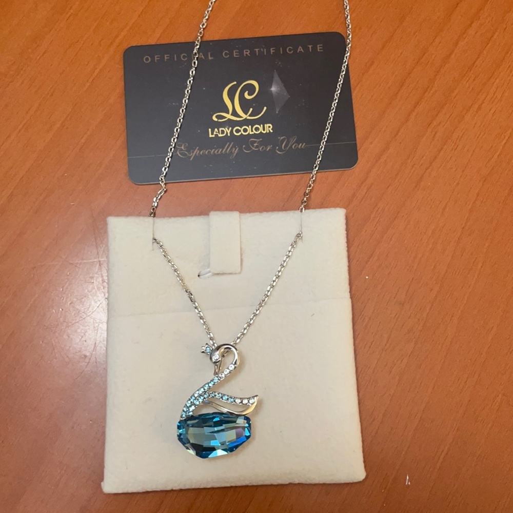 Swan Lake pendant necklace